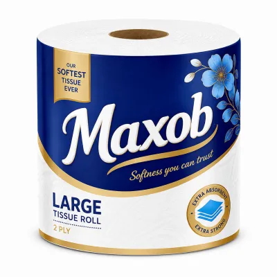 Rose Petal Maxob Toilet Rolls — 8+2 Pack