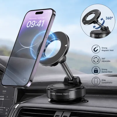 Magnetic Car Phone Holder — Air Vent Mount