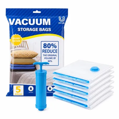 Reusable Ziplock Food Storage Bags — 5 Pack